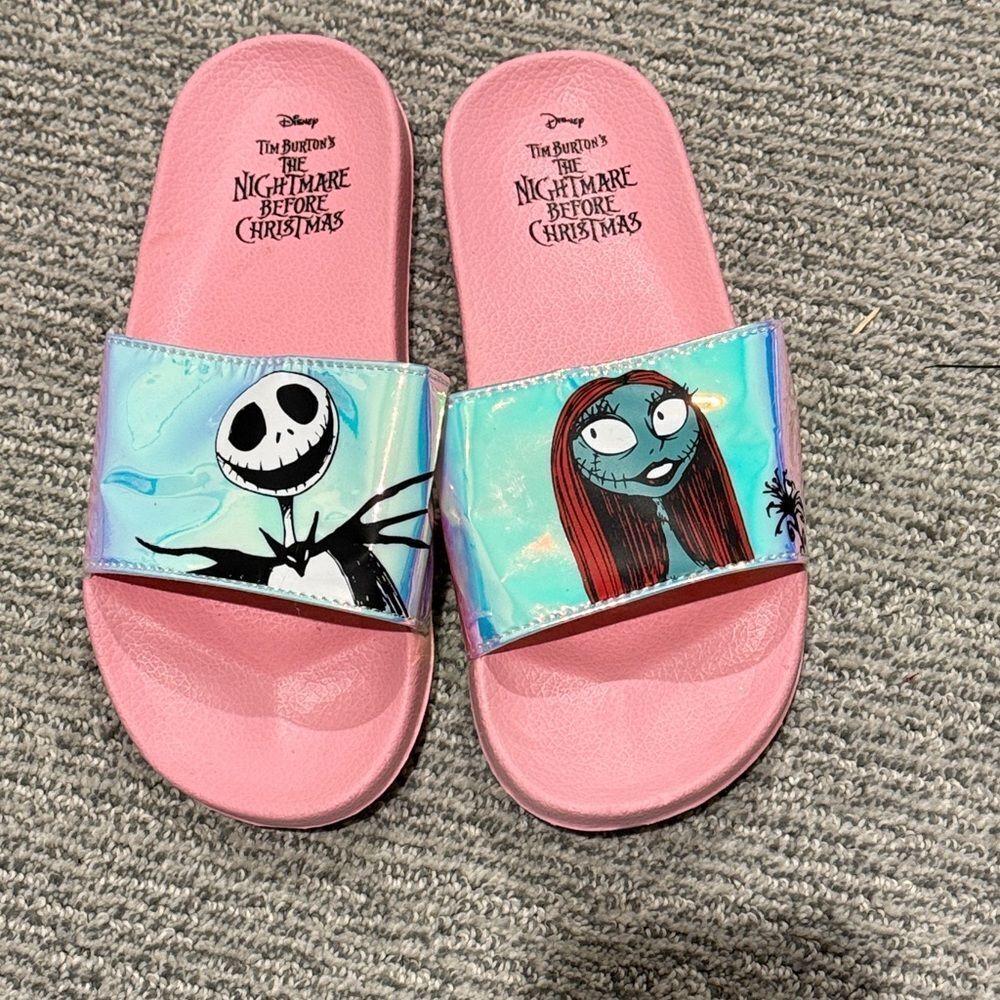 Disney Pink and Blue Slides - The Nightmare Before Christmas